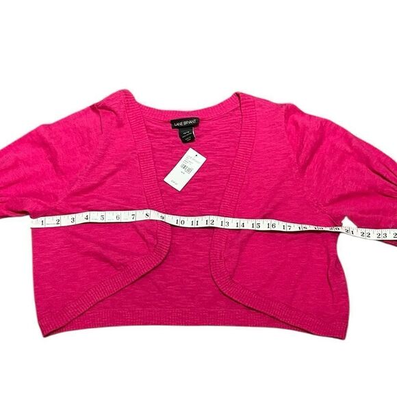 Lane Bryant Women’s Fuchsia Pink Open Front Cardigan, Size 14/16, NWT - Picture 5 of 7
